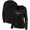 Women's Fanatics Branded Black Colorado Rockies Core High Class Crossover Pullover Hoodie -Metaverse shop unnamed file 16167