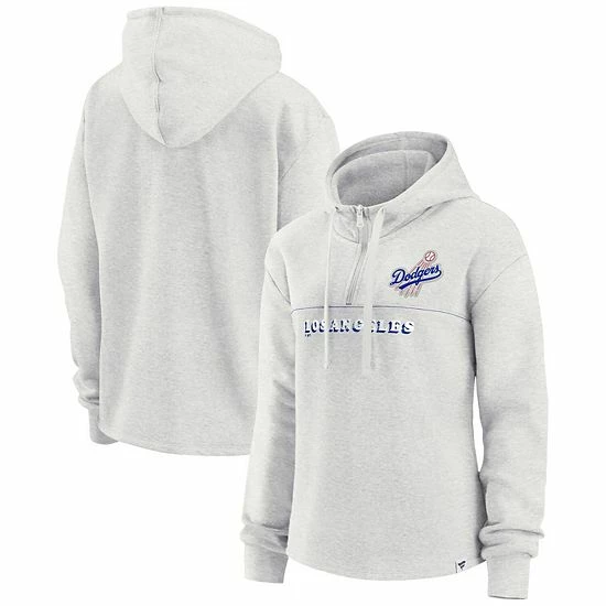 Women's Fanatics Branded Oatmeal Los Angeles Dodgers True Classics Legacy Quarter-Zip Hoodie Women's Fanatics Branded Oatmeal Los Angeles Dodgers True Classics Legacy Quarter-Zip Hoodie -Metaverse shop unnamed file 16219