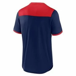 Men's Fanatics Branded Navy/Red Boston Red Sox True Classics Walk-Off V-Neck T-Shirt -Metaverse shop unnamed file 16226