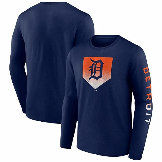 Men's Fanatics Branded Navy Detroit Tigers Iconic Clear Sign Long Sleeve T-Shirt Men's Fanatics Branded Navy Detroit Tigers Iconic Clear Sign Long Sleeve T-Shirt -Metaverse shop unnamed file 16228