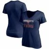 Women's Fanatics Branded Navy Minnesota Twins Compulsion To Win V-Neck T-Shirt -Metaverse shop unnamed file 16255