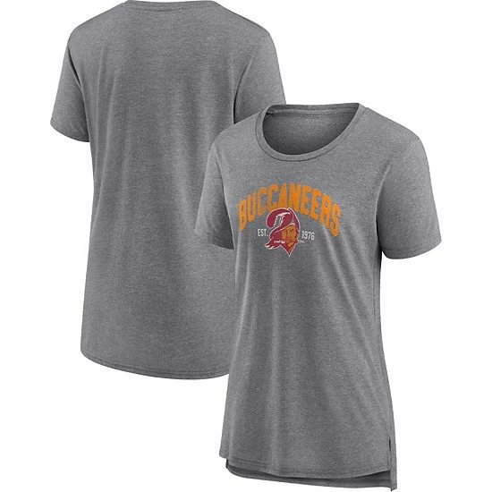 Women's Fanatics Branded Heathered Gray Tampa Bay Buccaneers Drop Back Modern T-Shirt Women's Fanatics Branded Heathered Gray Tampa Bay Buccaneers Drop Back Modern T-Shirt -Metaverse shop unnamed file 16274