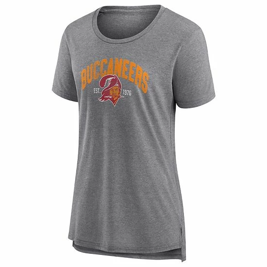 Women's Fanatics Branded Heathered Gray Tampa Bay Buccaneers Drop Back Modern T-Shirt Women's Fanatics Branded Heathered Gray Tampa Bay Buccaneers Drop Back Modern T-Shirt -Metaverse shop unnamed file 16276