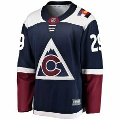 Men's Fanatics Branded Nathan MacKinnon Navy Colorado Avalanche Alternate Breakaway Player Jersey 4 Men's Fanatics Branded Nathan MacKinnon Navy Colorado Avalanche Alternate Breakaway Player Jersey -Metaverse shop unnamed file 16321