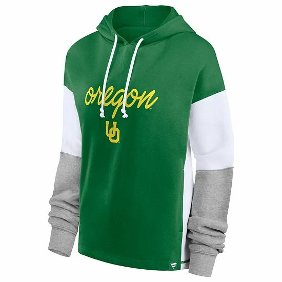 Women's Fanatics Branded Green Oregon Ducks Play It Safe Colorblock Pullover Hoodie Women's Fanatics Branded Green Oregon Ducks Play It Safe Colorblock Pullover Hoodie -Metaverse shop unnamed file 16334