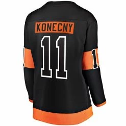 Women's Fanatics Branded Travis Konecny Black Philadelphia Flyers Alternate Premier Breakaway Jersey 5 Women's Fanatics Branded Travis Konecny Black Philadelphia Flyers Alternate Premier Breakaway Jersey -Metaverse shop unnamed file 16339