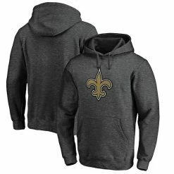 Men's Fanatics Branded Heathered Charcoal New Orleans Saints Team Logo Pullover Hoodie -Metaverse shop unnamed file 16349