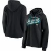 Women's Fanatics Branded Black Jacksonville Jaguars First Contact Raglan Pullover Hoodie