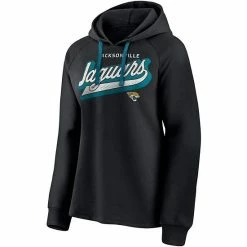 Women's Fanatics Branded Black Jacksonville Jaguars First Contact Raglan Pullover Hoodie -Metaverse shop unnamed file 16455