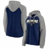 Women's Fanatics Branded Navy/Gray Milwaukee Brewers Recharged Raglan Pullover Hoodie -Metaverse shop unnamed file 16457