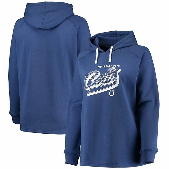 Women's Fanatics Branded Royal Indianapolis Colts Plus Size First Contact Raglan Pullover Hoodie Women's Fanatics Branded Royal Indianapolis Colts Plus Size First Contact Raglan Pullover Hoodie -Metaverse shop unnamed file 16470