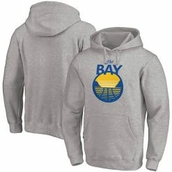 Men's Fanatics Branded Heathered Gray Golden State Warriors The Bay Pullover Hoodie -Metaverse shop unnamed file 16515