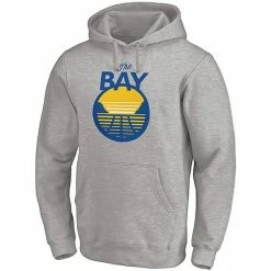 Men's Fanatics Branded Heathered Gray Golden State Warriors The Bay Pullover Hoodie -Metaverse shop unnamed file 16516