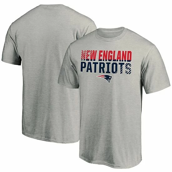 Men's Fanatics Branded Heathered Gray New England Patriots Fade Out T-Shirt Men's Fanatics Branded Heathered Gray New England Patriots Fade Out T-Shirt -Metaverse shop unnamed file 16592