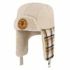 Men's Fanatics Branded Natural Vegas Golden Knights Outdoor Play Plaid Trapper Hat -Metaverse shop unnamed file 16596