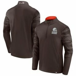 Men's Fanatics Branded Brown Cleveland Browns Ringer Quarter-Zip Jacket 3 Men's Fanatics Branded Brown Cleveland Browns Ringer Quarter-Zip Jacket -Metaverse shop unnamed file 166