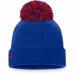 Women's Fanatics Branded Royal Chicago Cubs Script Cuffed Knit Hat With Pom -Metaverse shop unnamed file 16600
