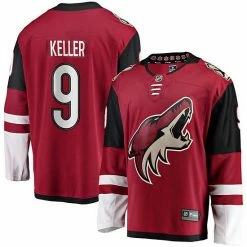 Men's Fanatics Branded Clayton Keller Garnet Arizona Coyotes Home Premier Breakaway Player Jersey -Metaverse shop unnamed file 16619