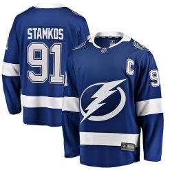 Youth Fanatics Branded Steven Stamkos Blue Tampa Bay Lightning Home Breakaway Player Jersey