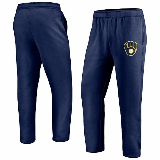 Men's Fanatics Branded Navy Milwaukee Brewers Primary Logo Sweatpants Men's Fanatics Branded Navy Milwaukee Brewers Primary Logo Sweatpants -Metaverse shop unnamed file 16689