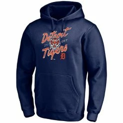 Men's Fanatics Branded Navy Detroit Tigers Hometown Roar Pullover Hoodie -Metaverse shop unnamed file 16705