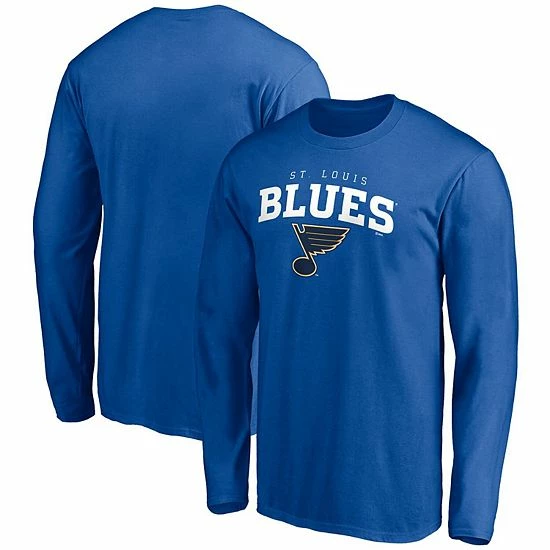 Men's Fanatics Branded Blue St. Louis Blues Team Logo Lockup Long Sleeve T-Shirt Men's Fanatics Branded Blue St. Louis Blues Team Logo Lockup Long Sleeve T-Shirt -Metaverse shop unnamed file 16732