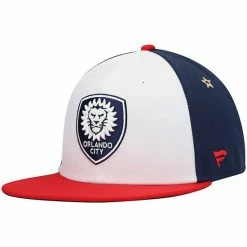 Men's Fanatics Branded White Orlando City SC Americana Snapback Hat