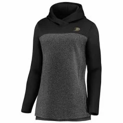 Women's Fanatics Branded Heathered Charcoal/Black Anaheim Ducks Chiller Fleece Pullover Hoodie 4 Women's Fanatics Branded Heathered Charcoal/Black Anaheim Ducks Chiller Fleece Pullover Hoodie -Metaverse shop unnamed file 16753