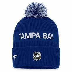 Men's Fanatics Branded Blue/White Tampa Bay Lightning 2022 NHL Draft Authentic Pro Cuffed Knit Hat With Pom 4 Men's Fanatics Branded Blue/White Tampa Bay Lightning 2022 NHL Draft Authentic Pro Cuffed Knit Hat With Pom -Metaverse shop unnamed file 16793