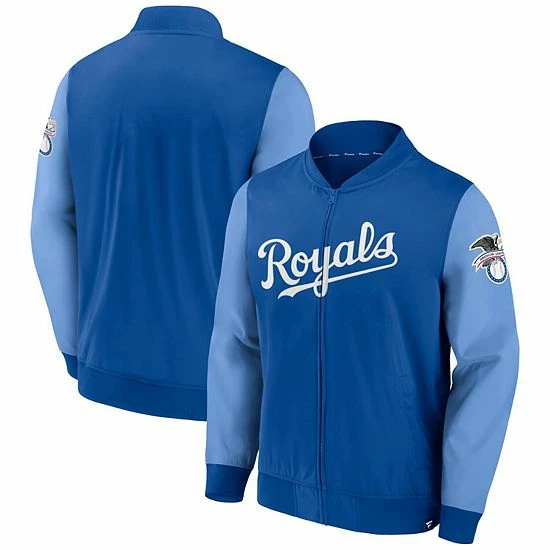 Men's Fanatics Branded Royal/Light Blue Kansas City Royals Iconic Record Holder Woven Full-Zip Bomber Jacket Men's Fanatics Branded Royal/Light Blue Kansas City Royals Iconic Record Holder Woven Full-Zip Bomber Jacket -Metaverse shop unnamed file 16822