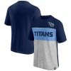 Men's Fanatics Branded Navy/Heathered Gray Tennessee Titans Colorblock T-Shirt 2 Men's Fanatics Branded Navy/Heathered Gray Tennessee Titans Colorblock T-Shirt -Metaverse shop unnamed file 16871