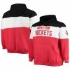 Men's Fanatics Branded Black/Red Houston Rockets Big & Tall Colorblock Wordmark Pullover Hoodie 2 Men's Fanatics Branded Black/Red Houston Rockets Big & Tall Colorblock Wordmark Pullover Hoodie -Metaverse shop unnamed file 16880