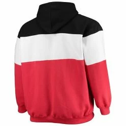 Men's Fanatics Branded Black/Red Houston Rockets Big & Tall Colorblock Wordmark Pullover Hoodie 5 Men's Fanatics Branded Black/Red Houston Rockets Big & Tall Colorblock Wordmark Pullover Hoodie -Metaverse shop unnamed file 16883