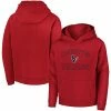 Youth Fanatics Branded Red Houston Texans Tie Breaker Pullover Hoodie