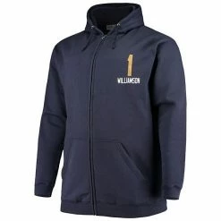 Men's Fanatics Branded Navy New Orleans Pelicans Big & Tall Player Name & Number Full-Zip Hoodie Jacket -Metaverse shop unnamed file 16914