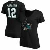 Women's Fanatics Branded Patrick Marleau Black San Jose Sharks Authentic Stack Name & Number V-Neck T-Shirt 2 Women's Fanatics Branded Patrick Marleau Black San Jose Sharks Authentic Stack Name & Number V-Neck T-Shirt -Metaverse shop unnamed file 16921