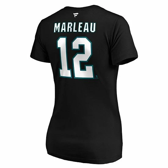 Women's Fanatics Branded Patrick Marleau Black San Jose Sharks Authentic Stack Name & Number V-Neck T-Shirt Women's Fanatics Branded Patrick Marleau Black San Jose Sharks Authentic Stack Name & Number V-Neck T-Shirt -Metaverse shop unnamed file 16923
