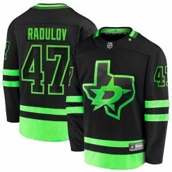 Men's Fanatics Branded Alexander Radulov Black Dallas Stars 2020/21 Alternate Premier Breakaway Player Jersey
