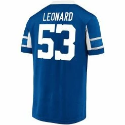 Men's Fanatics Branded Darius Leonard Royal Indianapolis Colts Hashmark Player Name & Number V-Neck Top -Metaverse shop unnamed file 16931