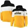 Men's Fanatics Branded Black/Gold Boston Bruins Big & Tall Colorblock Fleece Hoodie 2 Men's Fanatics Branded Black/Gold Boston Bruins Big & Tall Colorblock Fleece Hoodie -Metaverse shop unnamed file 16989