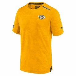 Men's Fanatics Branded Gold Nashville Predators Authentic Pro Rink Premium Camo T-Shirt -Metaverse shop unnamed file 17019
