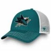 Men's Fanatics Branded Teal San Jose Sharks Core Primary Logo Trucker Snapback Hat -Metaverse shop unnamed file 17021