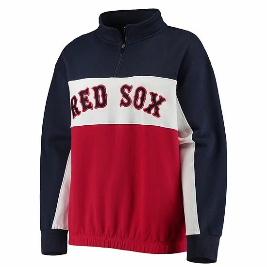 Women's Fanatics Branded Navy/Red Boston Red Sox Plus Size Colorblock Quarter-Zip Sweatshirt Women's Fanatics Branded Navy/Red Boston Red Sox Plus Size Colorblock Quarter-Zip Sweatshirt -Metaverse shop unnamed file 17028