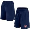 Men's Fanatics Branded Navy Montreal Canadiens Authentic Pro Rink Shorts