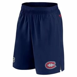 Men's Fanatics Branded Navy Montreal Canadiens Authentic Pro Rink Shorts -Metaverse shop unnamed file 17110