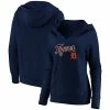 Women's Fanatics Branded Navy Detroit Tigers Core Team Lockup V-Neck Pullover Hoodie -Metaverse shop unnamed file 17117