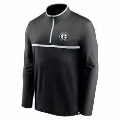 Men's Fanatics Branded Black Brooklyn Nets Starting Lineup Performance Quarter-Zip Jacket -Metaverse shop unnamed file 17122