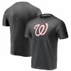 Men's Fanatics Branded Charcoal Washington Nationals Official Logo Space Dye T-Shirt -Metaverse shop unnamed file 17129