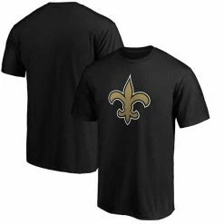 Men's Fanatics Branded Black New Orleans Saints Big & Tall Primary Logo T-Shirt -Metaverse shop unnamed file 17137