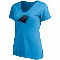 Women's Fanatics Branded Christian McCaffrey Blue Carolina Panthers Player Icon Name & Number V-Neck T-Shirt -Metaverse shop unnamed file 17155
